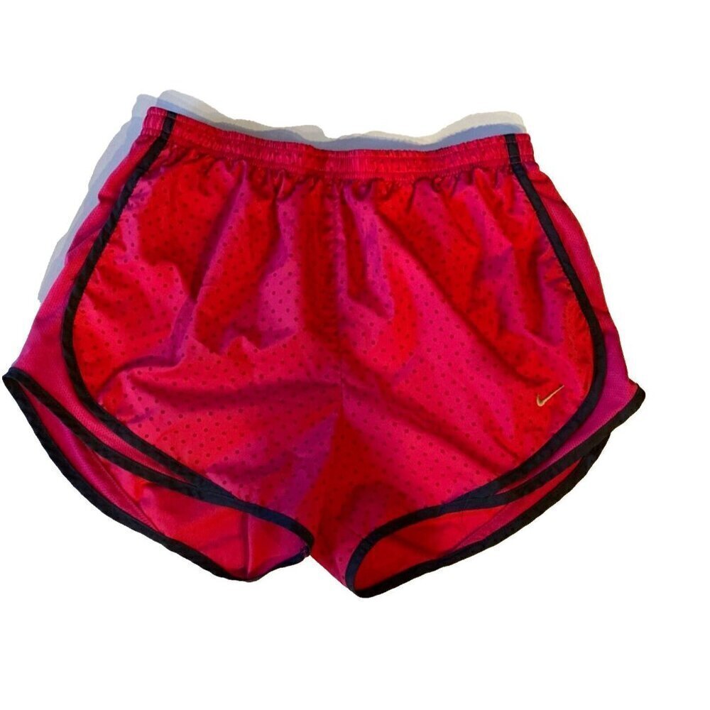 Nike Big Girls Dri-Fit Tempo Running Lined Shorts Size Medium Cherry 26 inch